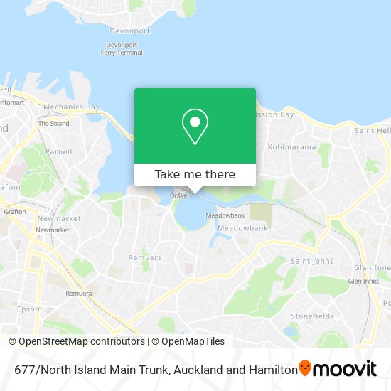 677/North Island Main Trunk map