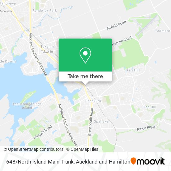 648/North Island Main Trunk map