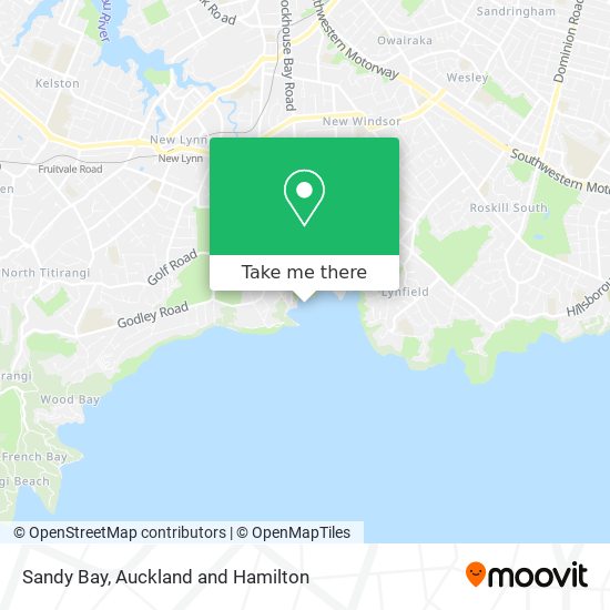 Sandy Bay map