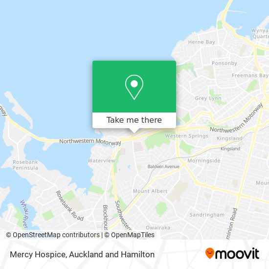 Mercy Hospice map