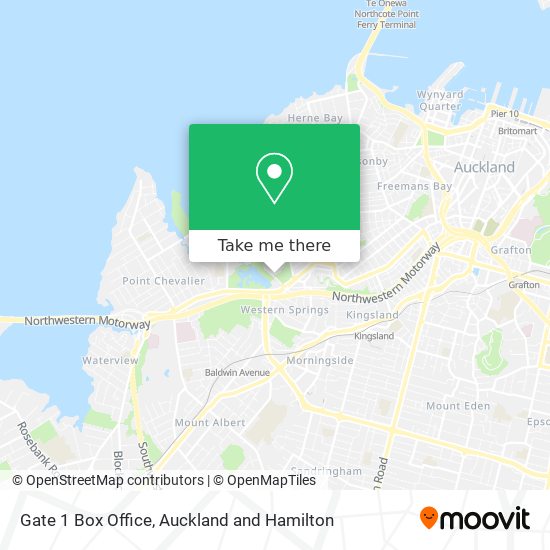 Gate 1 Box Office map