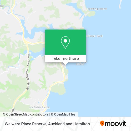 Waiwera Place Reserve map