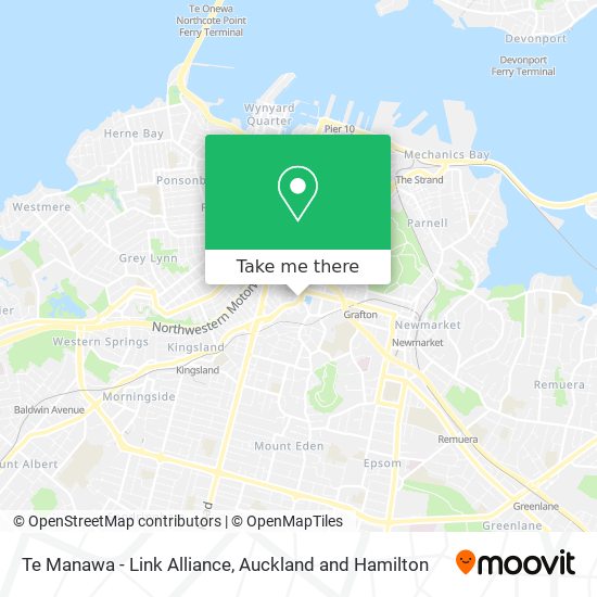 Te Manawa - Link Alliance map