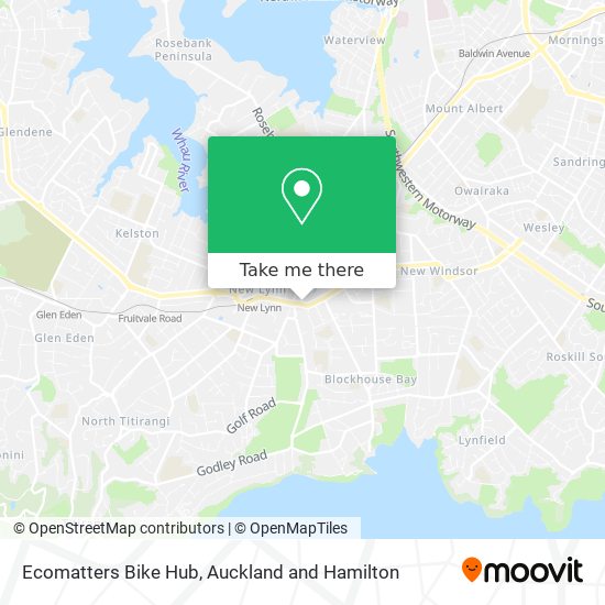 Ecomatters Bike Hub map