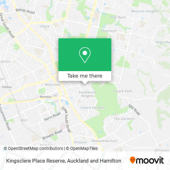 Kingsclere Place Reserve地图