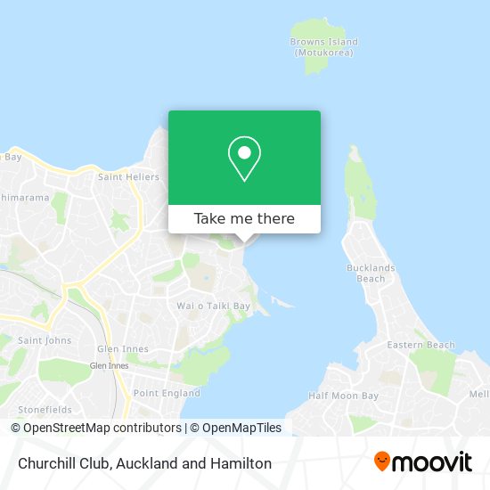 Churchill Club map