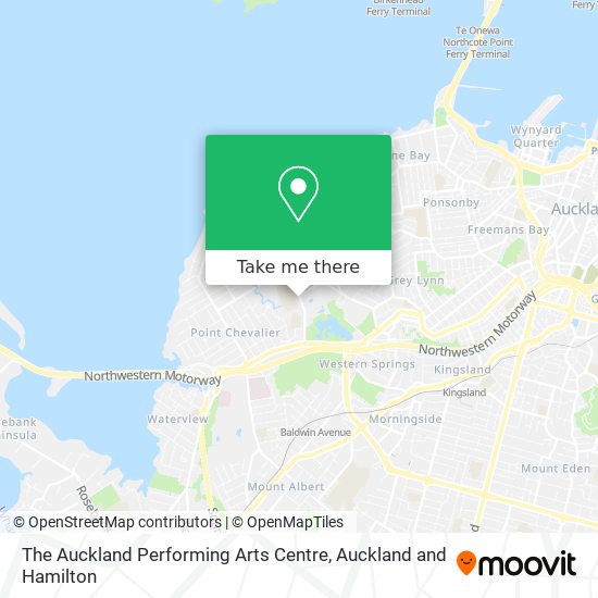 The Auckland Performing Arts Centre地图