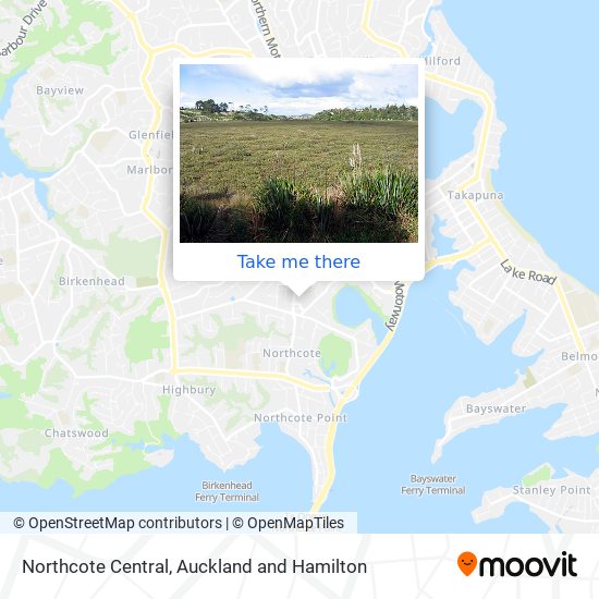 Northcote Central map
