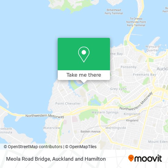 Meola Road Bridge map