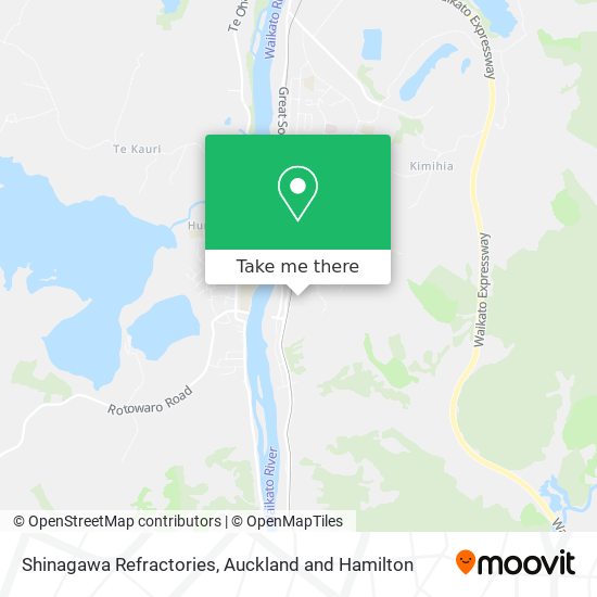 Shinagawa Refractories map