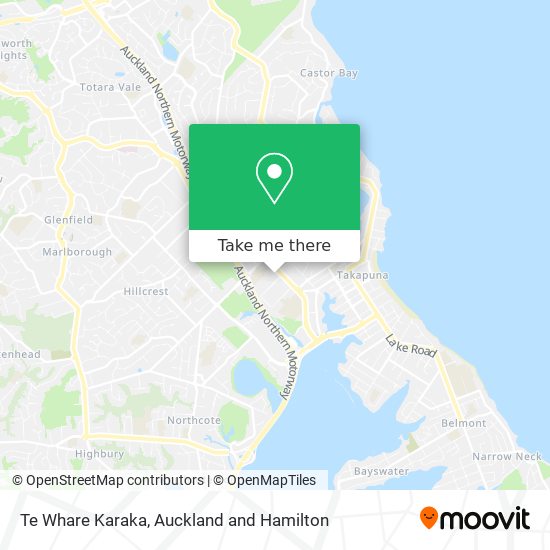 Te Whare Karaka map