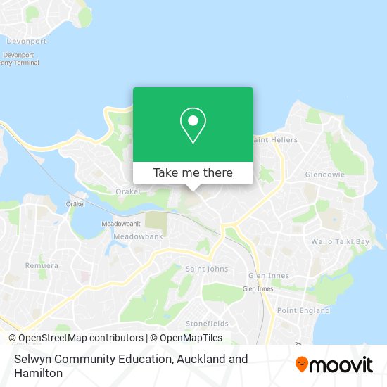 Selwyn Community Education map