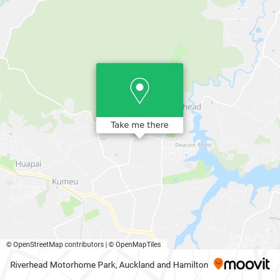 Riverhead Motorhome Park map