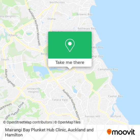 Mairangi Bay Plunket Hub Clinic map