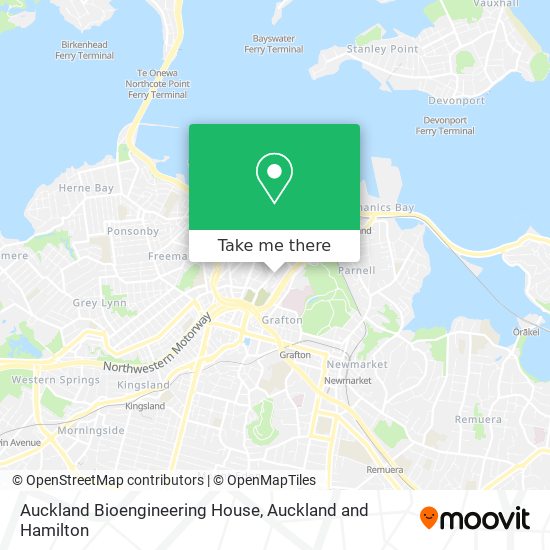 Auckland Bioengineering House map
