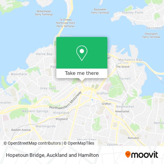 Hopetoun Bridge map