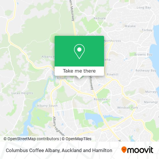 Columbus Coffee Albany map