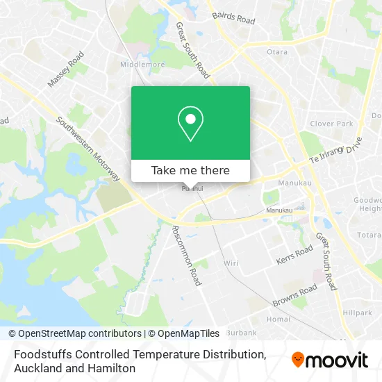 Foodstuffs Controlled Temperature Distribution map