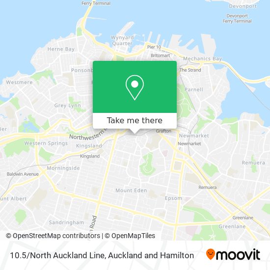 10.5/North Auckland Line地图