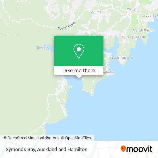 Symonds Bay地图