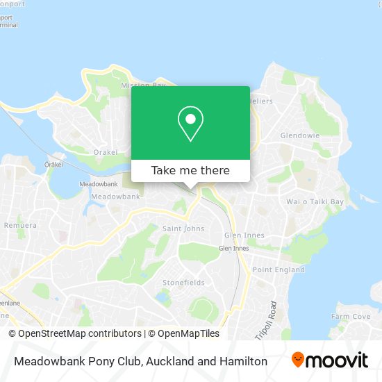 Meadowbank Pony Club map