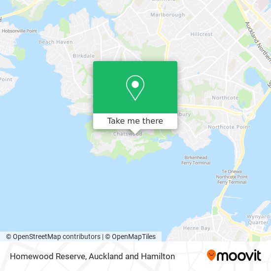 Homewood Reserve map