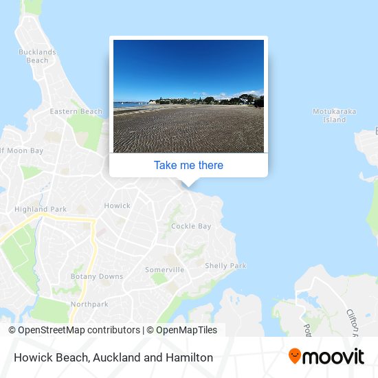 Howick Beach地图