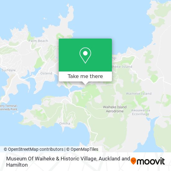 Museum Of Waiheke & Historic Village map