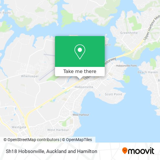 Sh18 Hobsonville map