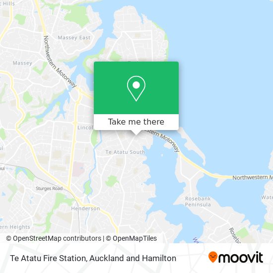 Te Atatu Fire Station map