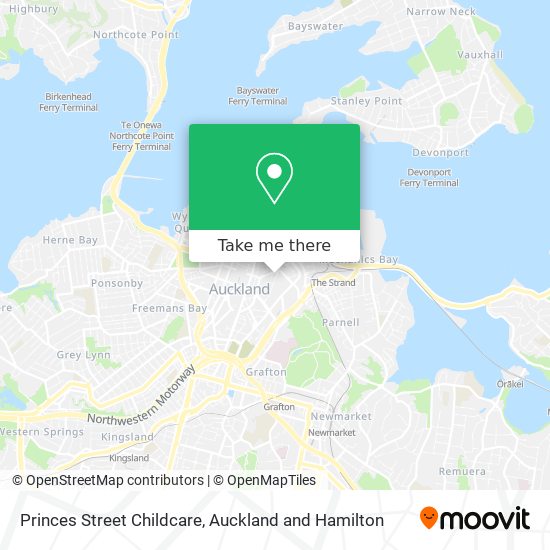 Princes Street Childcare map