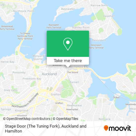 Stage Door (The Tuning Fork) map