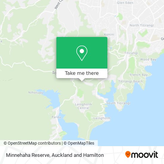Minnehaha Reserve map