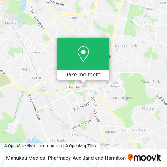 Manukau Medical Pharmacy地图