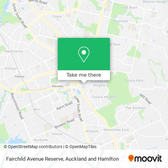 Fairchild Avenue Reserve地图