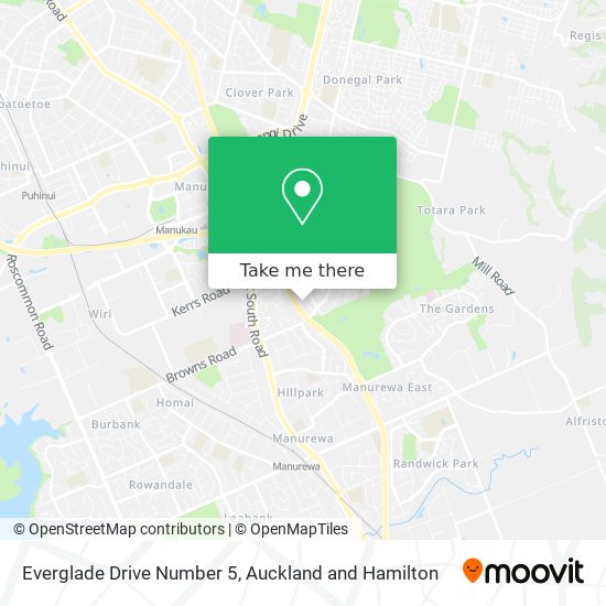 Everglade Drive Number 5地图