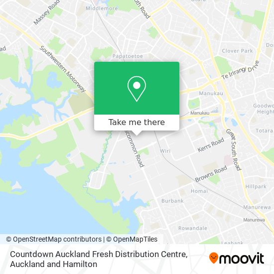 Countdown Auckland Fresh Distribution Centre map