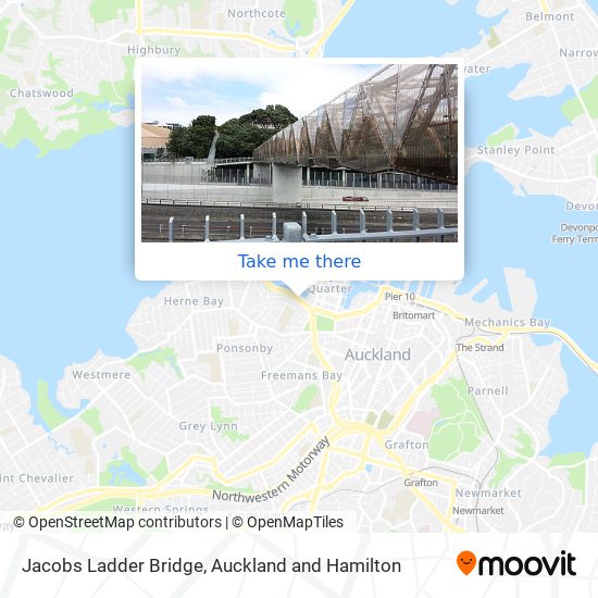 Jacobs Ladder Bridge map