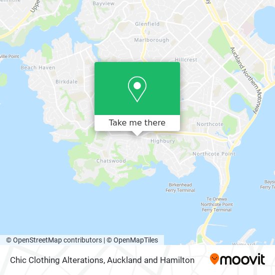 Chic Clothing Alterations map