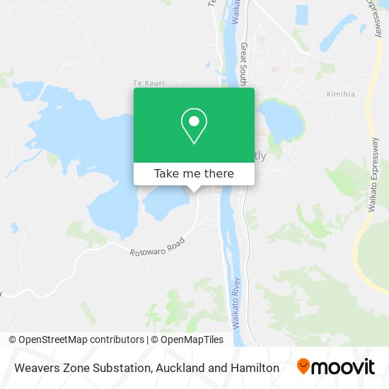 Weavers Zone Substation map