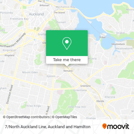 7/North Auckland Line地图