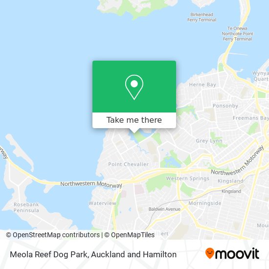 Meola Reef Dog Park map