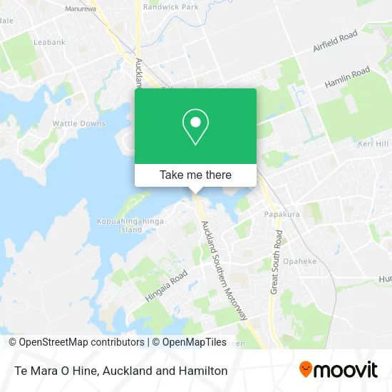Te Mara O Hine map
