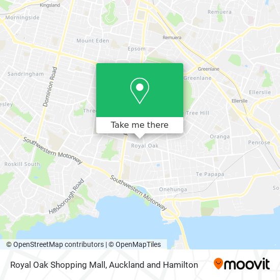 Royal Oak Shopping Mall map