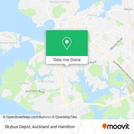 Skybus Depot map