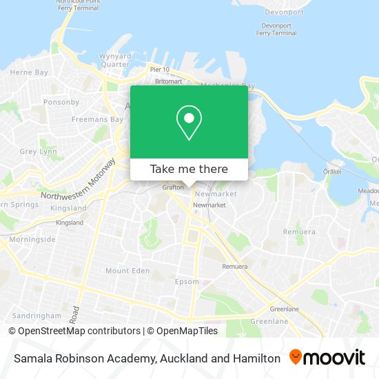 Samala Robinson Academy map