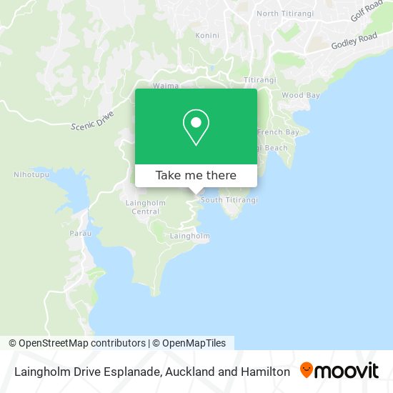 Laingholm Drive Esplanade地图