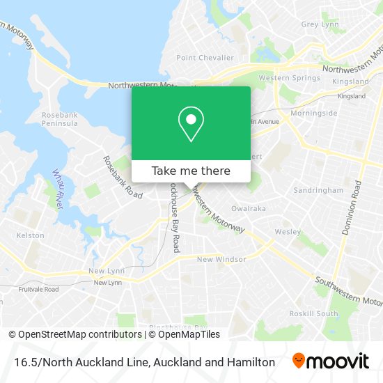 16.5/North Auckland Line地图