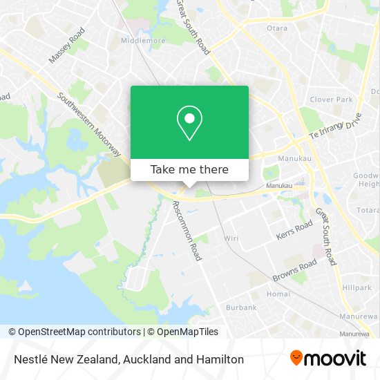 Nestlé New Zealand地图