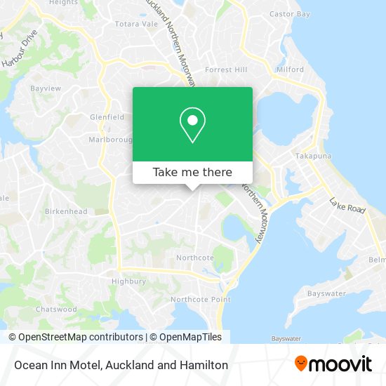 Ocean Inn Motel map